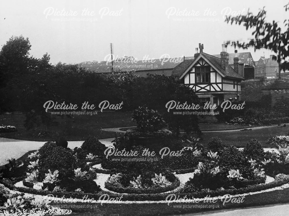 Queens Park, Park Road, Chesterfield, c 1905