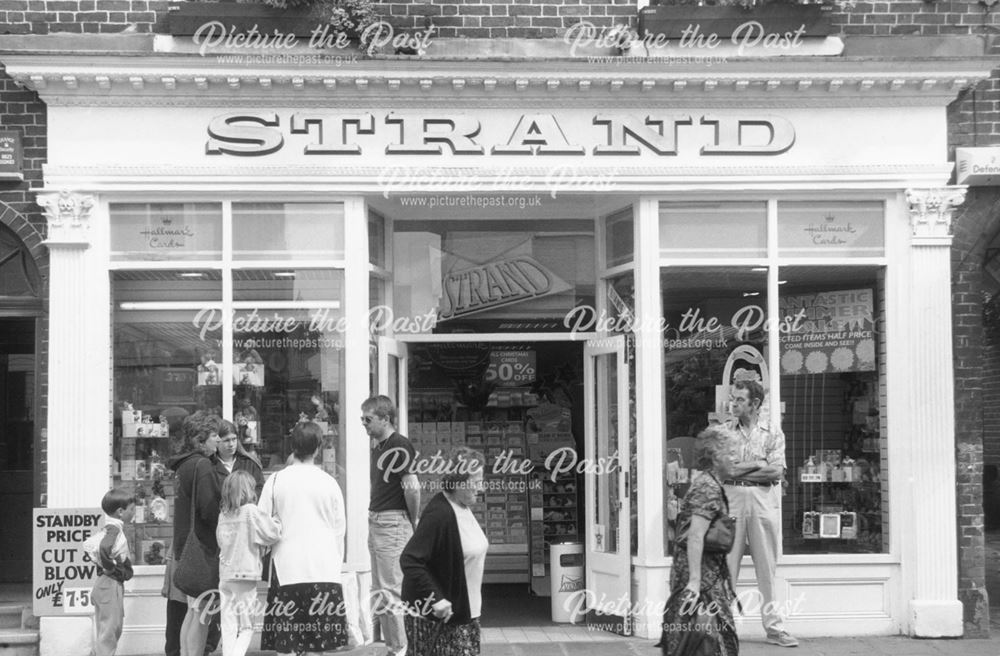 Strand Card Shop, Burlington Street, Chesterfield, 1998