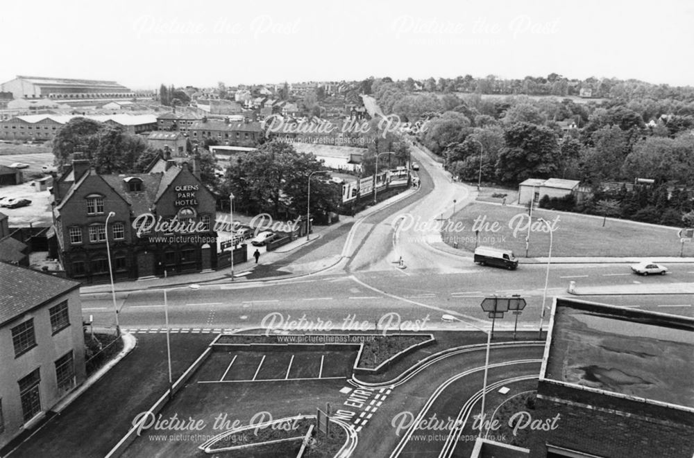 Park Road - Markham Road junction, Chesterfield, 1981