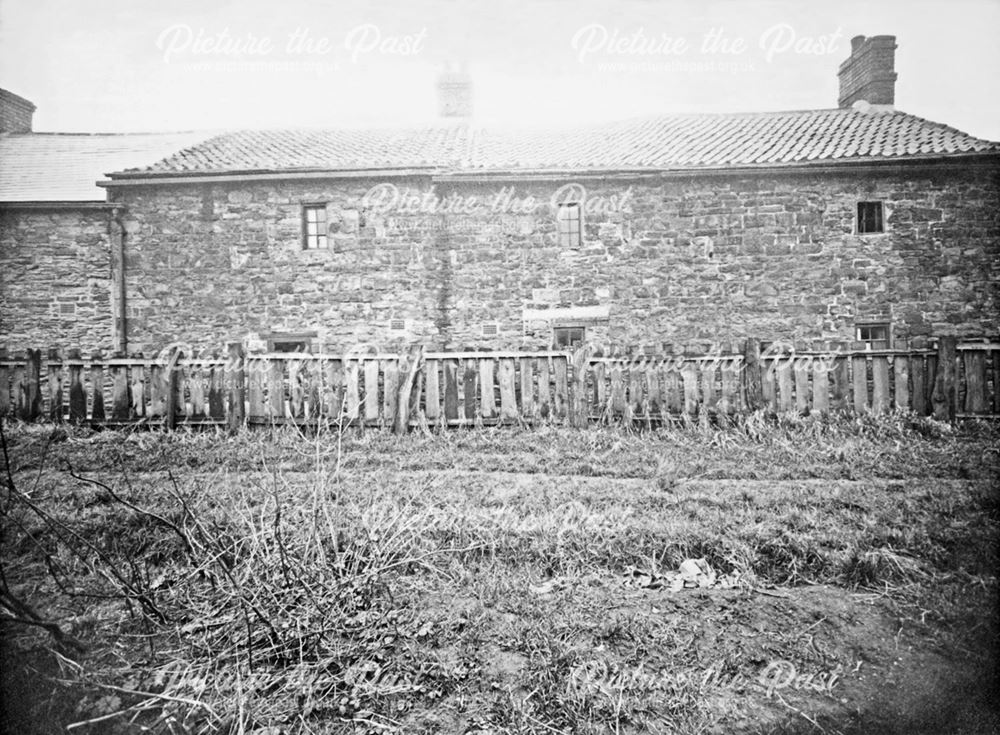 Rear of Housing on Storforth Lane, Hasland, Chesterfield, c 1935