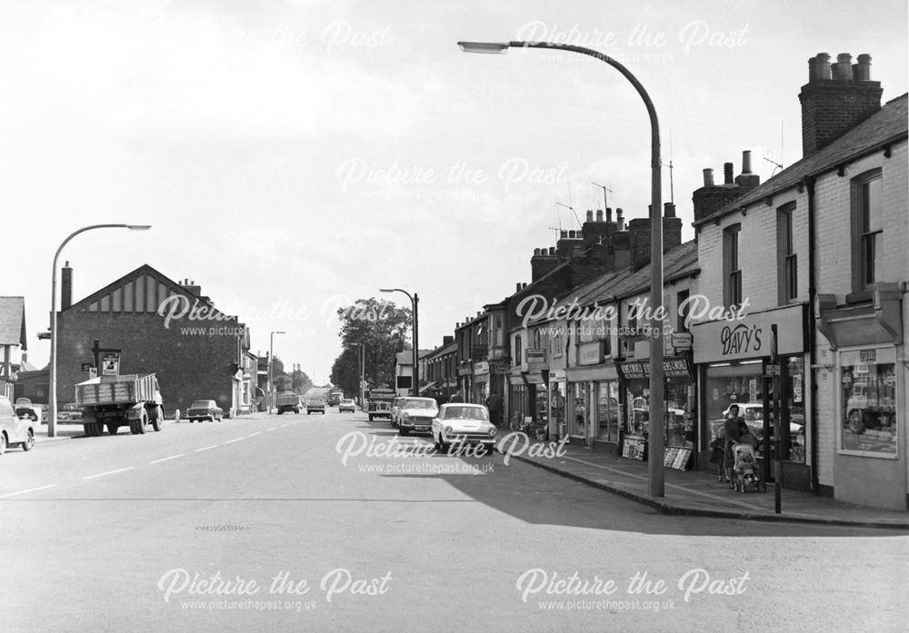 Mansfield Road, Hasland, Chesterfield, 1967