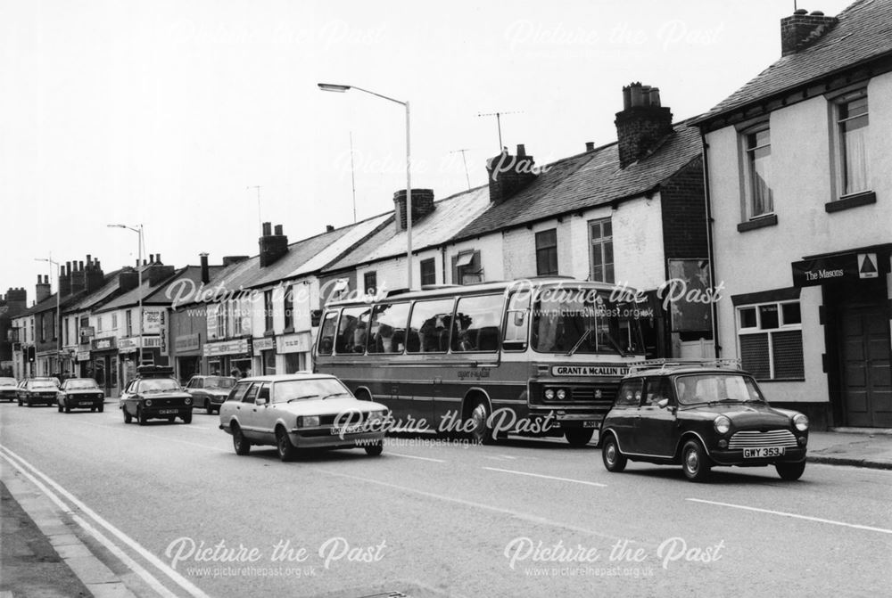 Chatsworth Road Showing The Masons, Chesterfield, c 1970