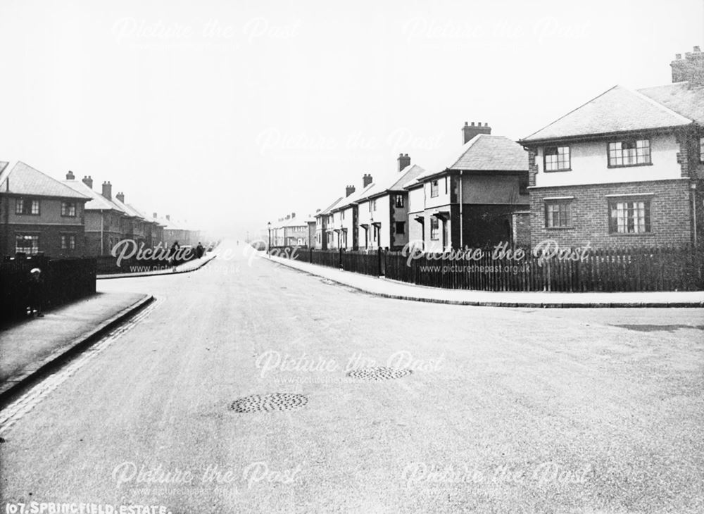 Vernon Road, Brampton, Chesterfield, c 1930