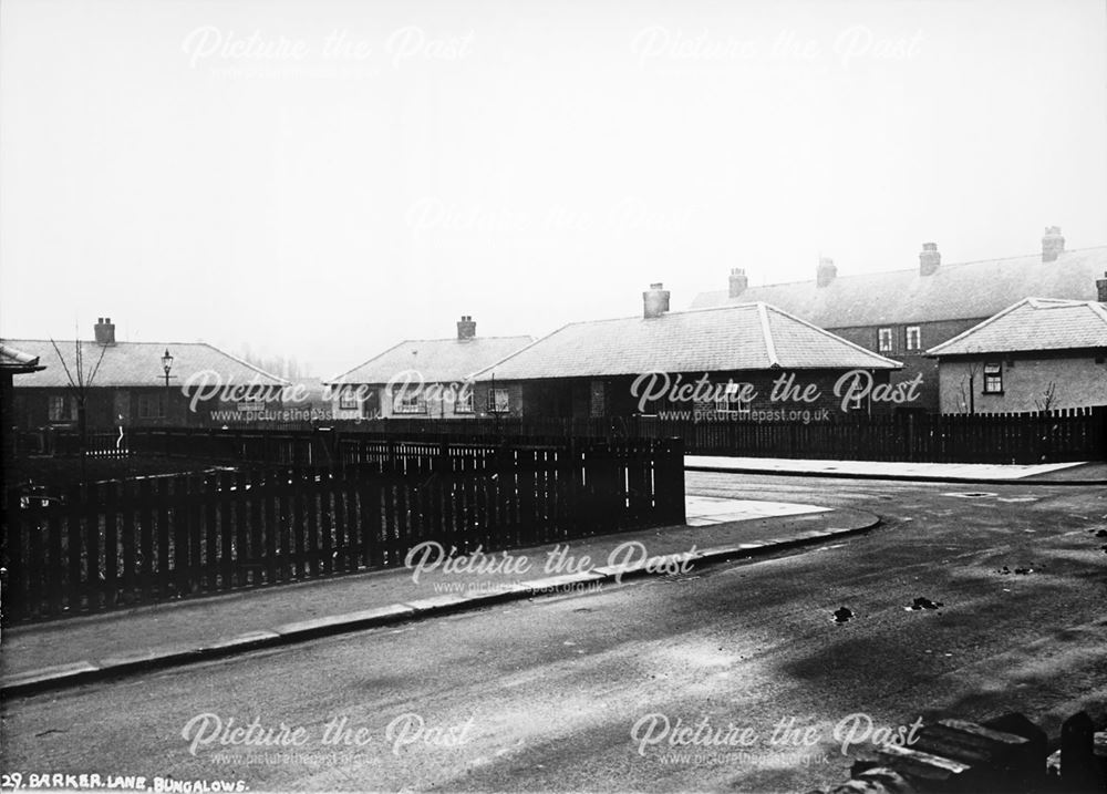 The Bungalows, Barker Lane, Brampton, Chesterfield, c 1935-36