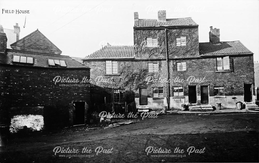 Brewery Yard showing Field House, off Chatsworth Road, Brampton, Chesterfield, 1934