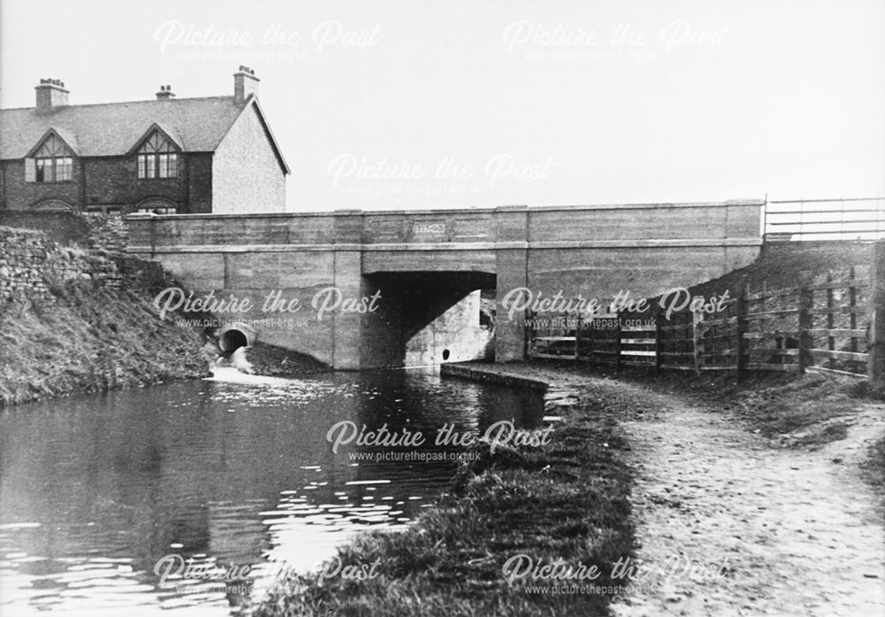 Lockoford Lane canal bridge after reconstruction, Tapton, Chesterfield, 1931