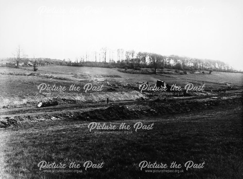 Construction of Lancaster Road, Newbold, Chesterfield, c 1930s