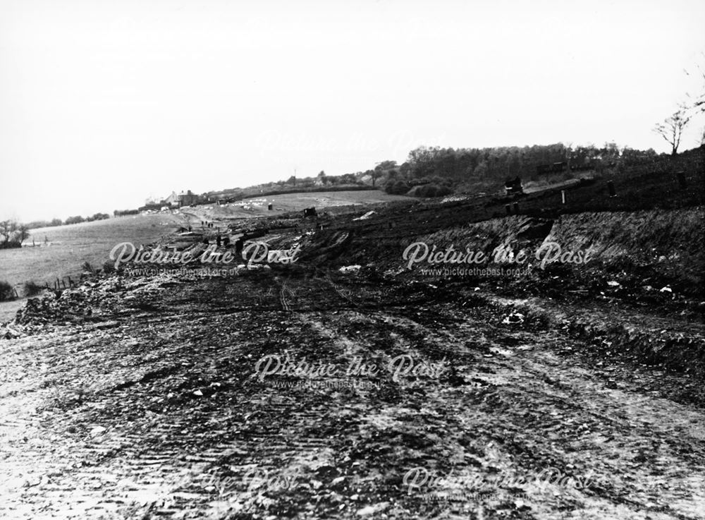 Construction of Lancaster Road, Newbold, Chesterfield, c 1930s