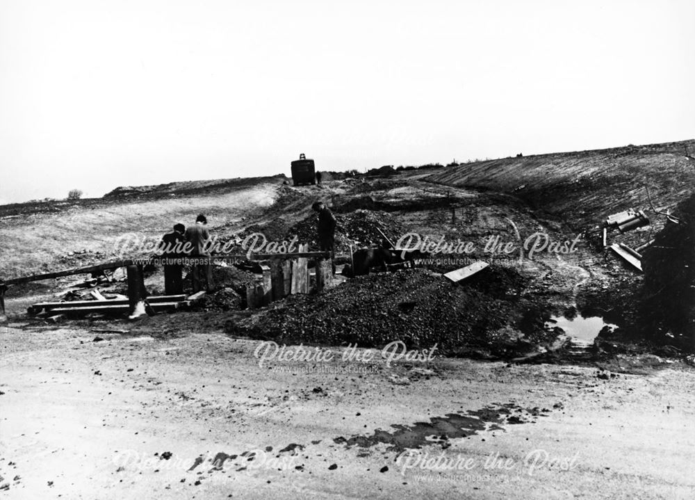 Construction of Lancaster Road, Newbold, Chesterfield, c 1930s