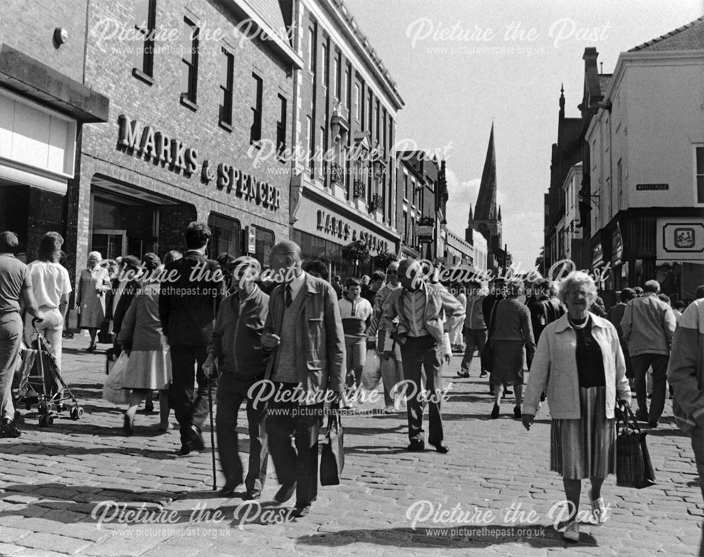 Marks and Spencer, High Street, Chesterfield, 1988