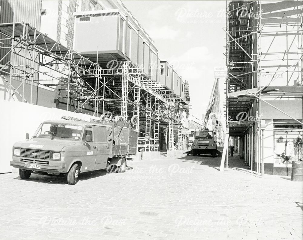 Marks and Spencer Reconstruction, High Street, Chesterfield, c 1970s