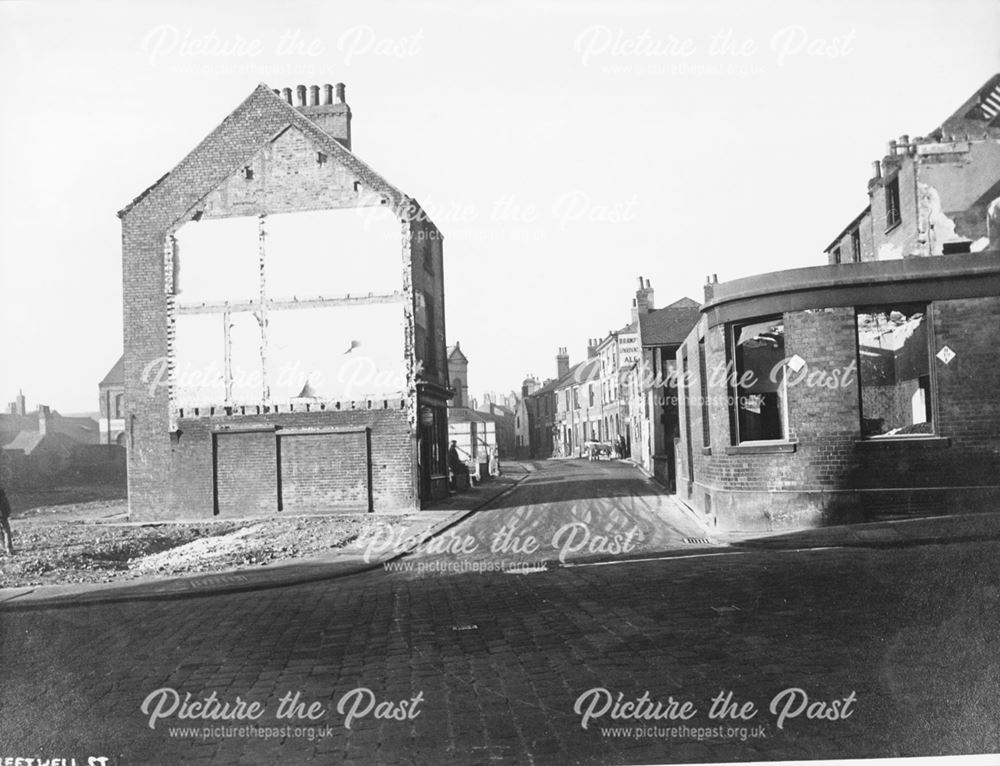Demolition of north side of Beetwell Street, c 1930s