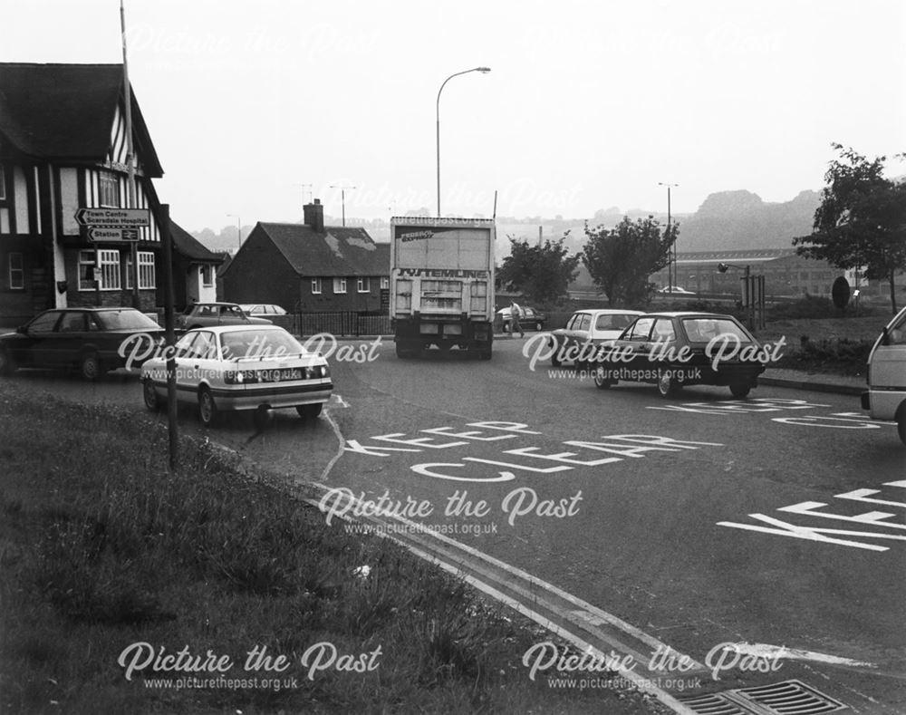 View East, Markham Road, Chesterfield, 1991