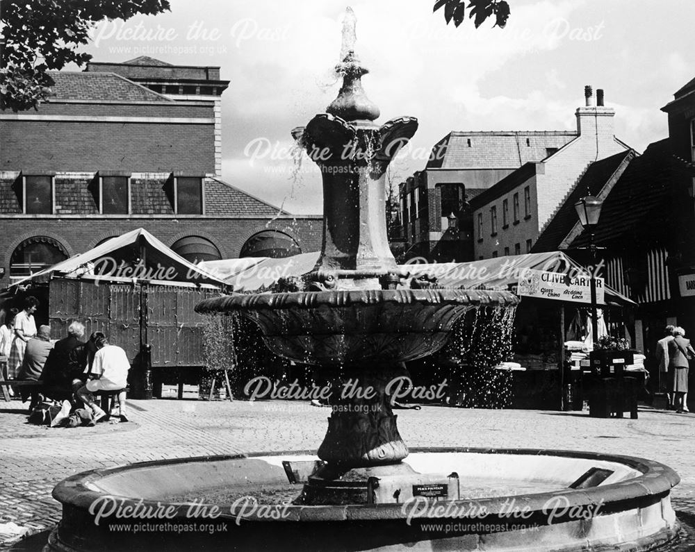 The Peace Fountain, New Square, Chesterfield, 1987
