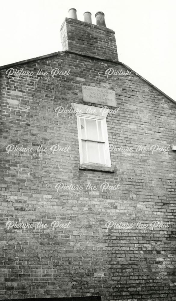 Date Stone, Mount Pleasant Cottages, Church Street North, Old Whittington, Chesterfield, 1971