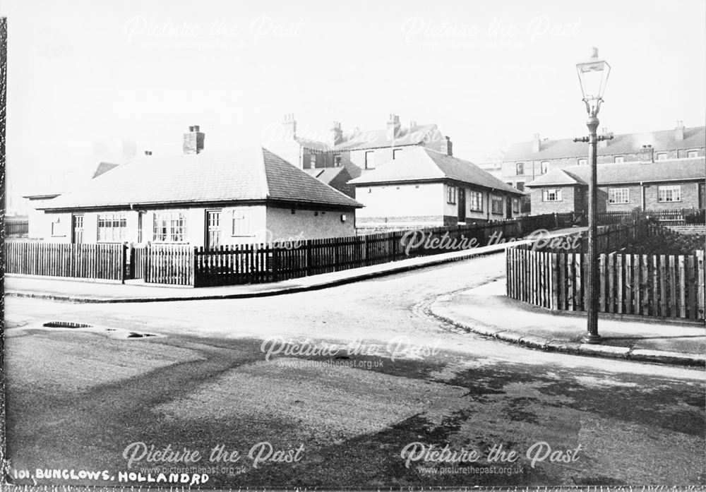 Old People's Bungalows, High Street, Old Whittington, Chesterfield, c 1930s