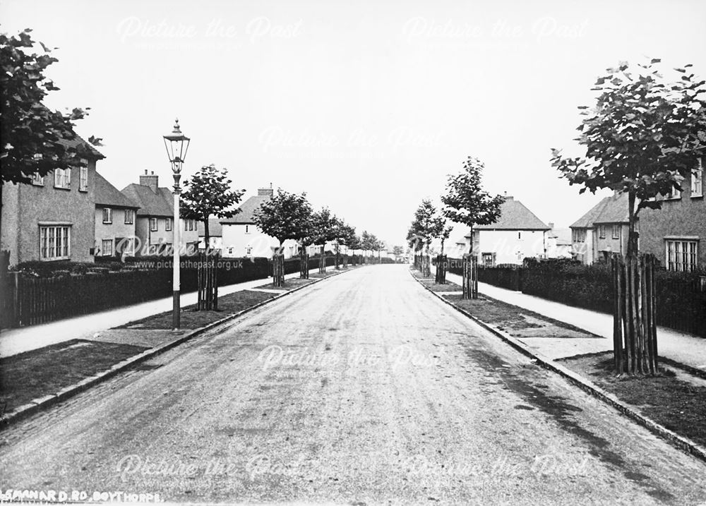 Houses on Maynard Road, St. Augustine's Estate, Boythorpe, Chesterfield, 1930s