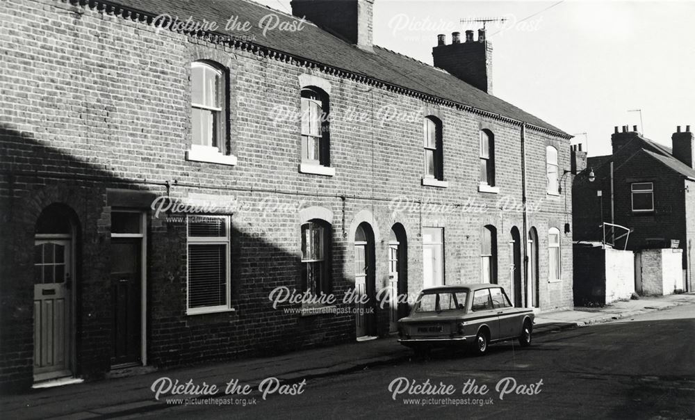 Albert Street North, Whittington Moor, Chesterfield, 1976