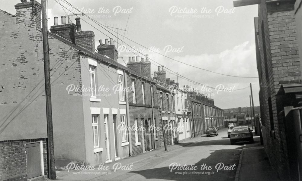 Shaw Street, Whittington Moor, Chesterfield, 1977