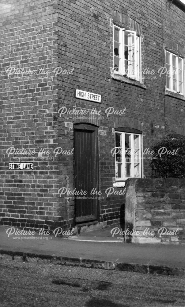 Housing Prior to Demolition, High Street, New Whittington, Chesterfield, 1971