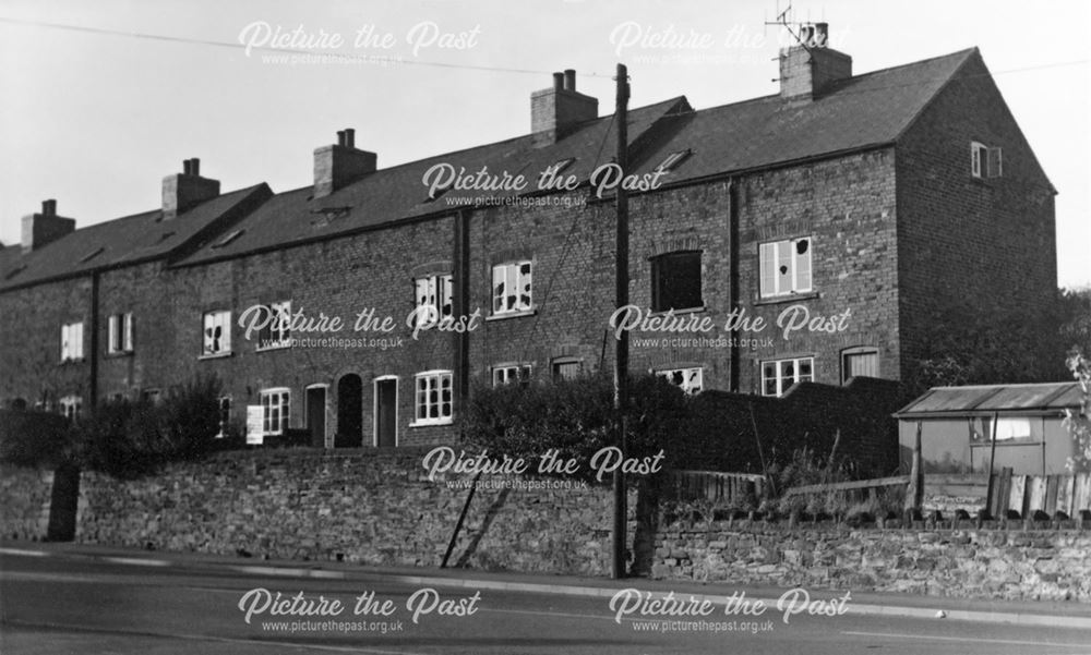 Housing Prior to Demolition, High Street, New Whittington, Chesterfield, 1971