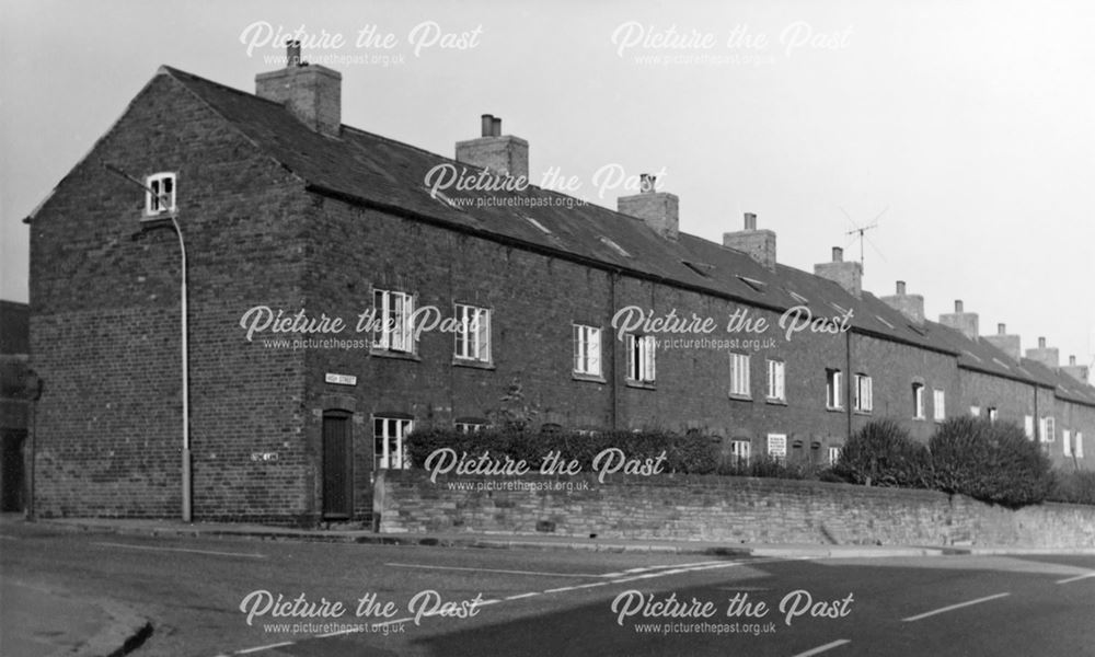 Housing Prior to Demolition, High Street, New Whittington, Chesterfield, 1971