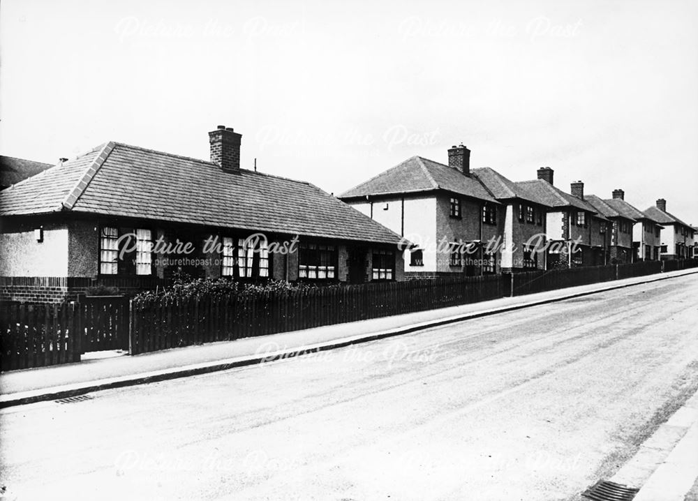 Devonshire Avenue North, New Whittington, Chesterfield, c 1935-6