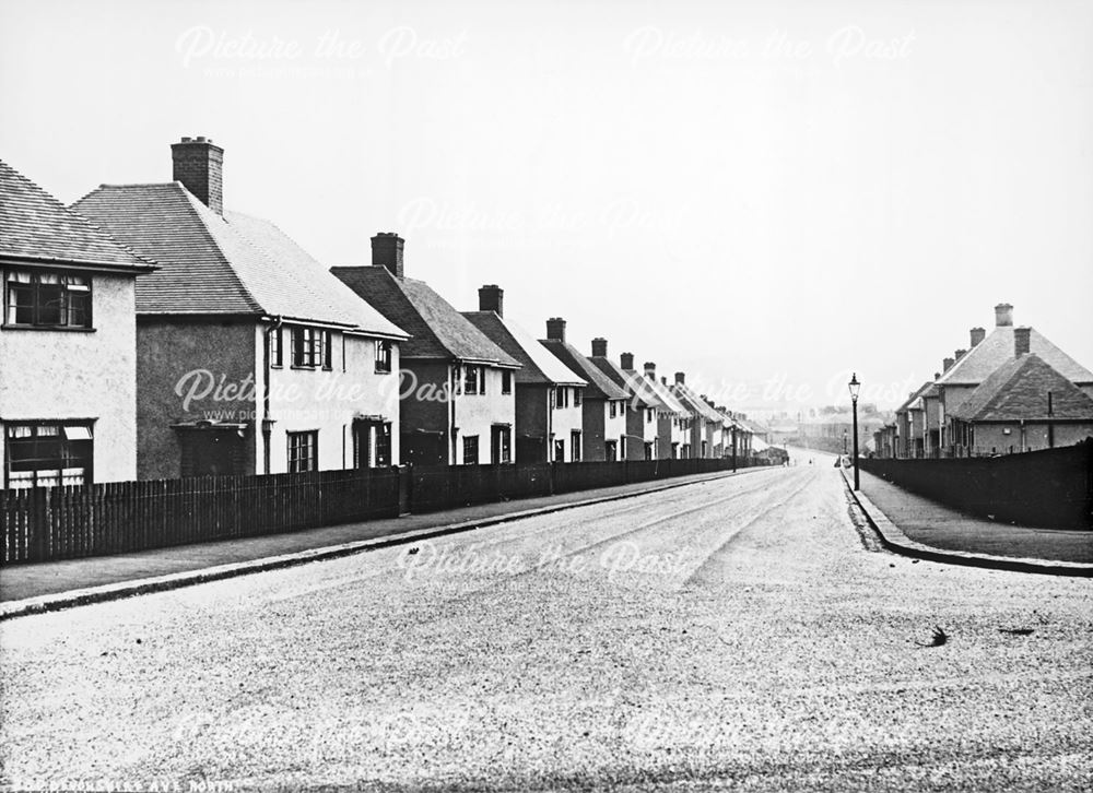 Devonshire Avenue North, New Whittington, Chesterfield, c 1935-6