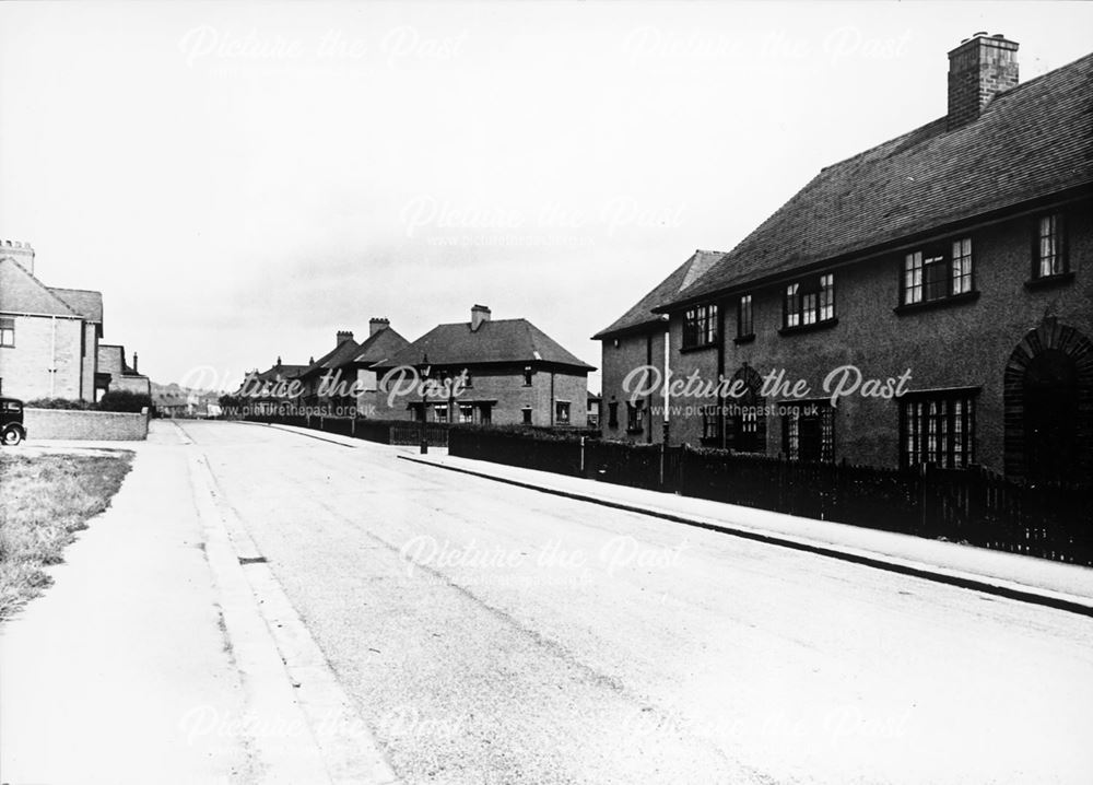 Devonshire Avenue North, New Whittington, Chesterfield, c 1935-6