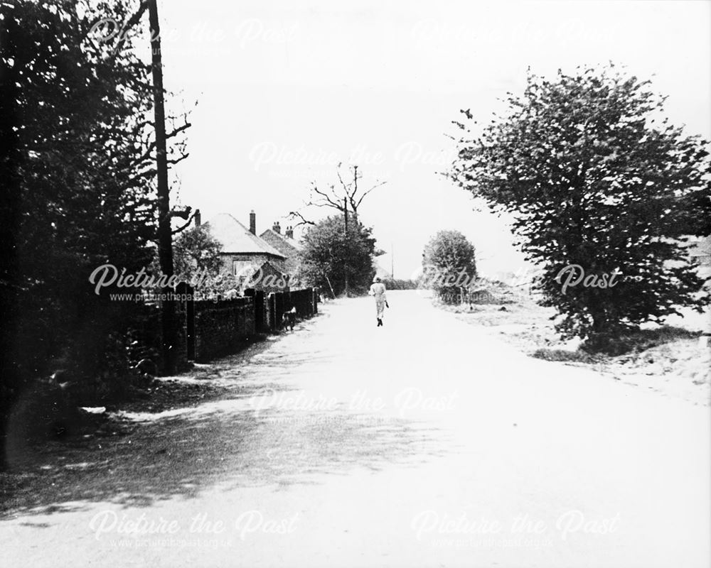 Langer Lane Before Road Improvements, Chesterfield, c 1930s