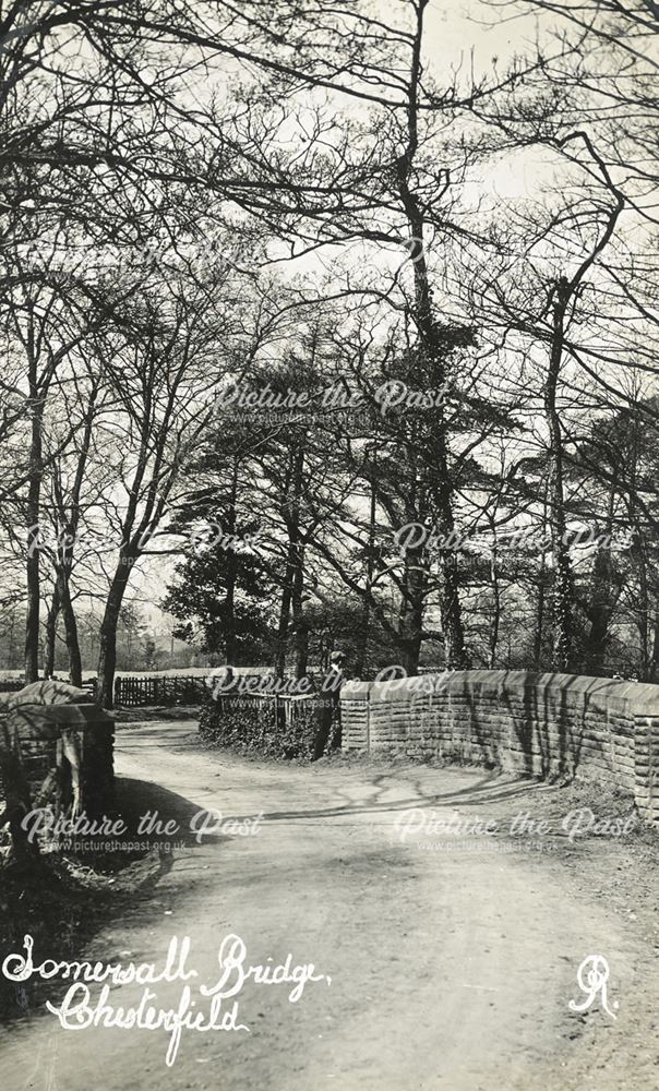 Bridge on Somersall Lane, Somersall, Chesterfield, c 1910