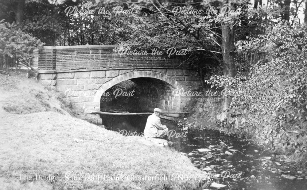 Bridge on Somersall Lane, Somersall, Chesterfield, c 1920