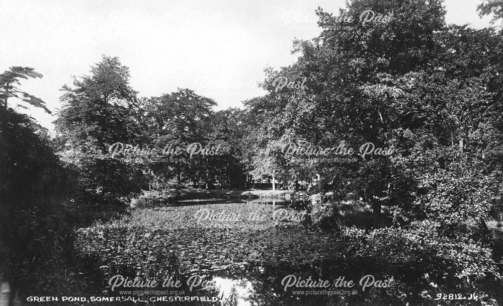 Green Pond, Somersall, Chesterfield, c 1920