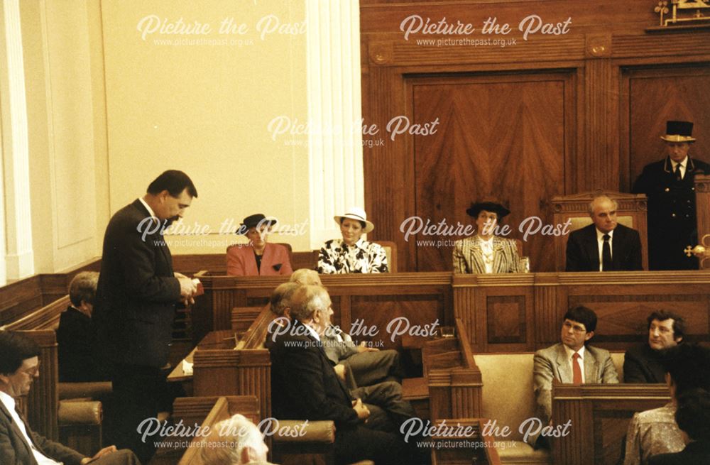 Mayor-Making Ceremony, Town Hall, Rose Hill, Chesterfield, 1989