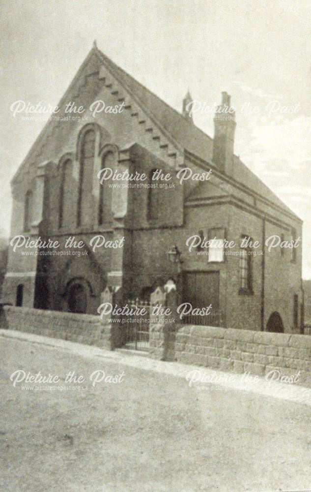 Wesley Hall Methodist Church, Clayton Street, Chesterfield, c 1900