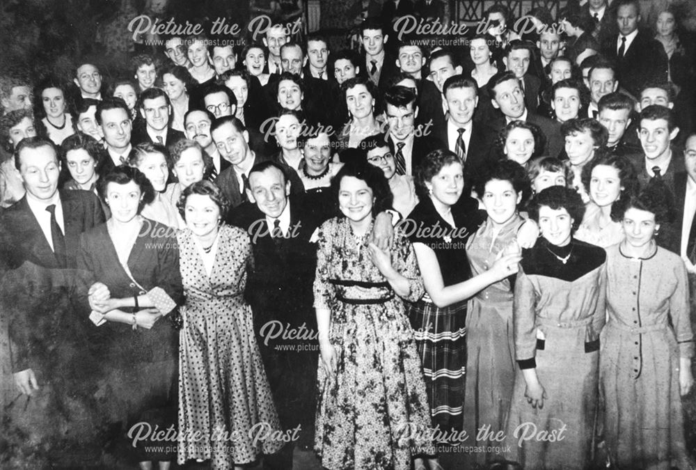 Commercial Travellers' Ball at Victoria Ballroom, Knifesmithgate, Chesterfield, 1955