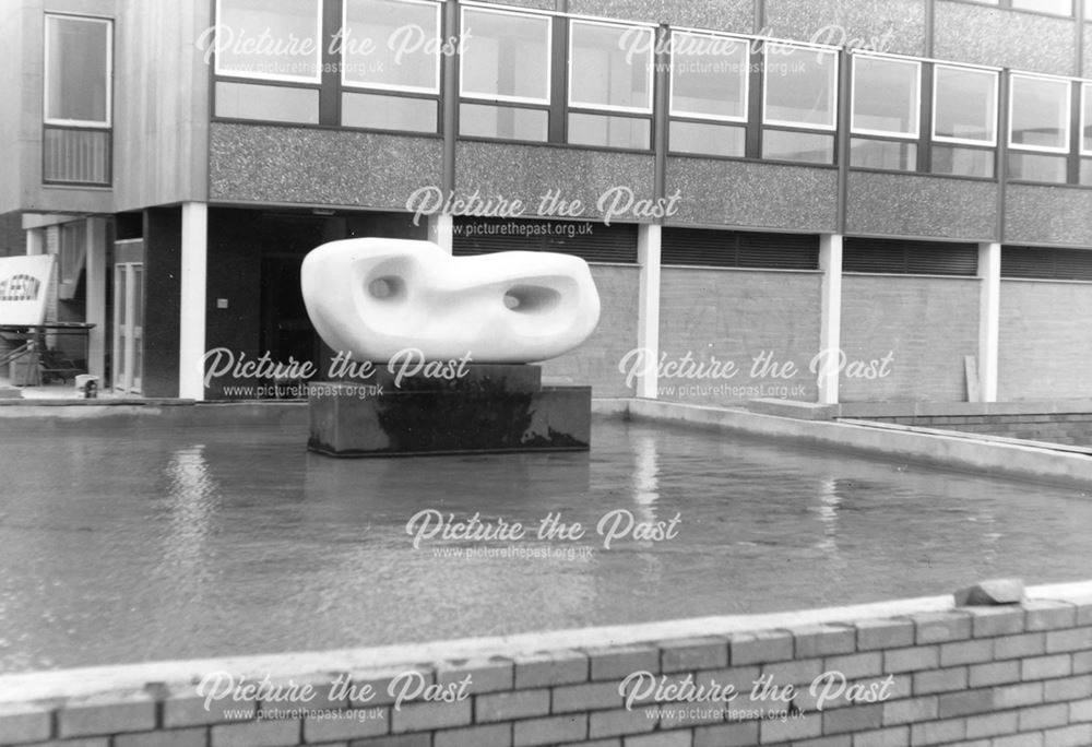 Rose Wall Sculpture, AGD Building, West Bars, Chesterfield, c 1963