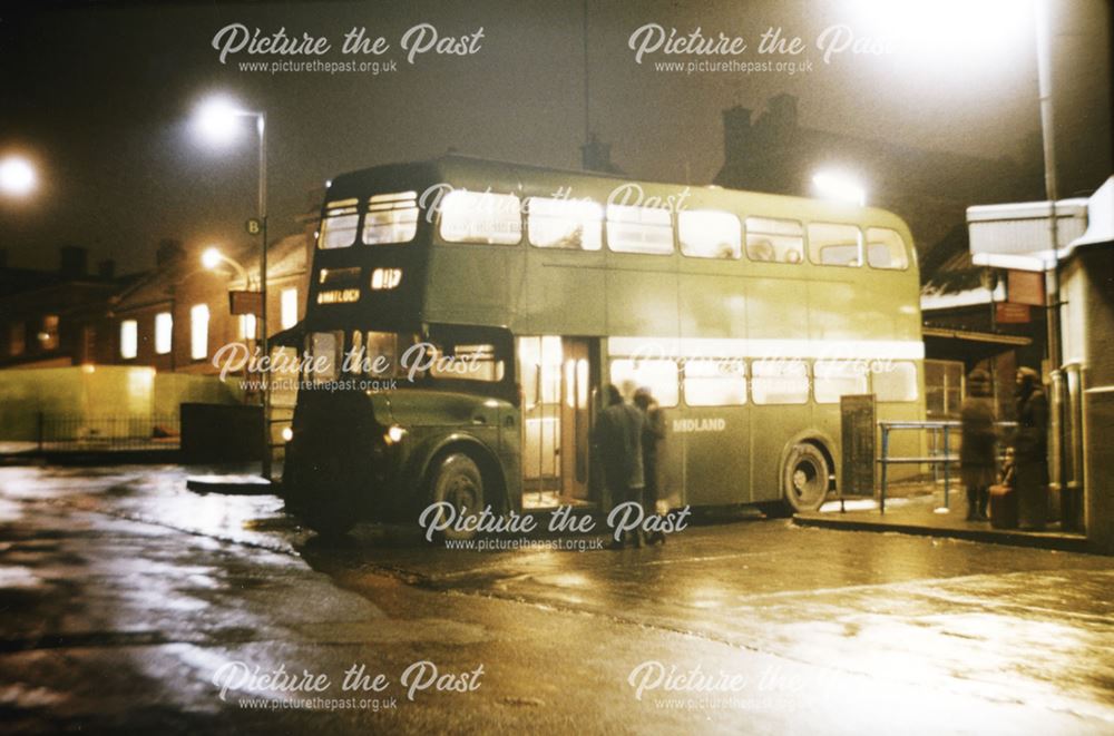 East Midlands Bus, New Beetwell Street Bus Station, Chesterfield, c 1965