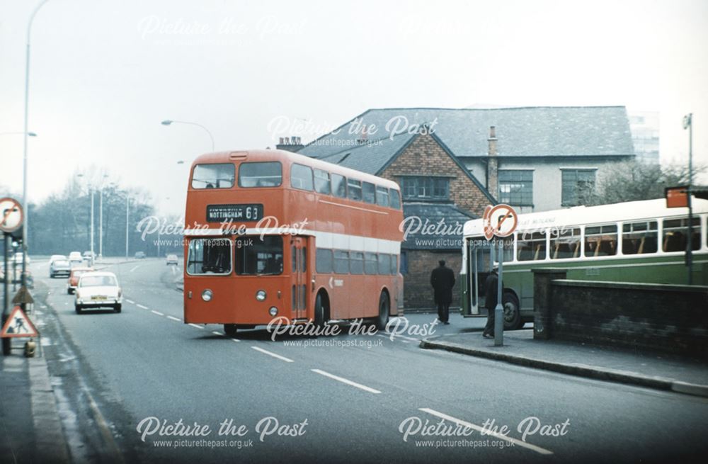 Trent Bus and East Midlands Bus, Chesterfield, c 1970