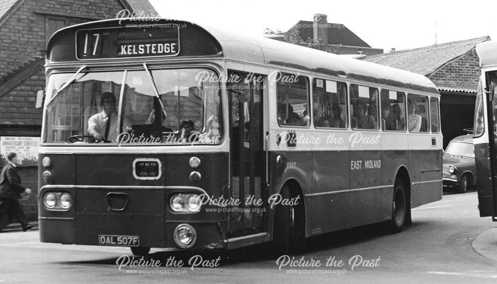 East Midlands Bus, New Beetwell Street Bus Station, Chesterfield, 1967