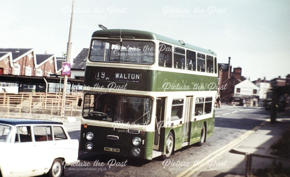 East Midlands Bus, New Beetwell Street Bus Station, Chesterfield, c 1970