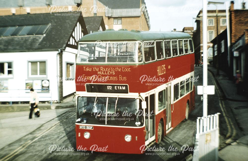 Hulleys Bus, New Beetwell Street Bus Station, Chesterfield, c 1980