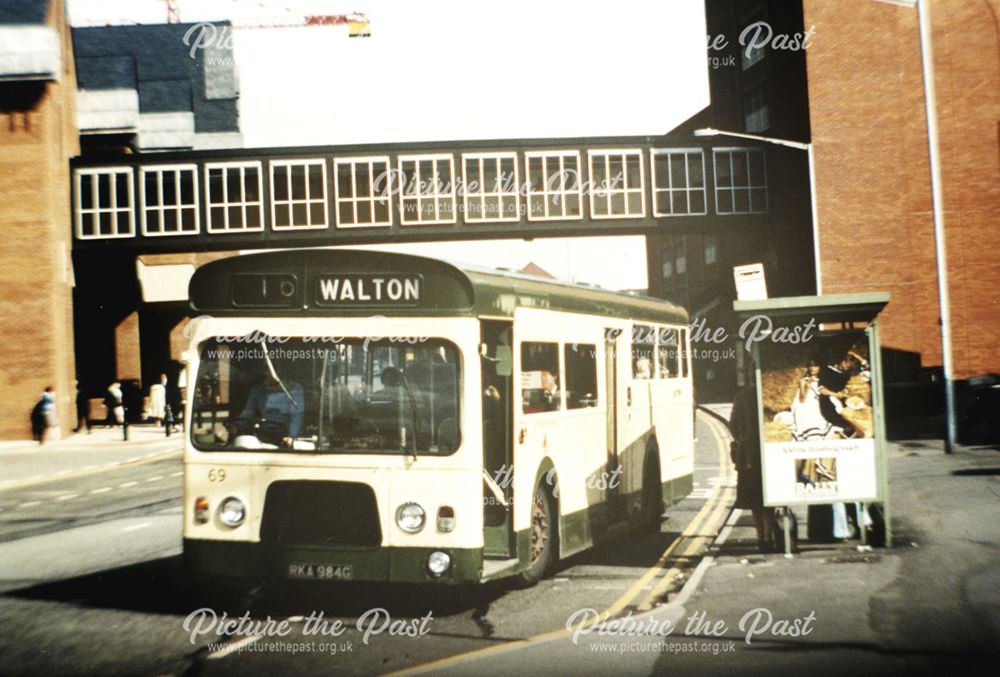 Walton Bus, New Beetwell Street, Chesterfield, c 1980