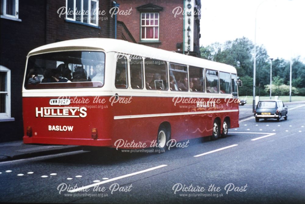 Hulleys Bus, Markham Road, Chesterfield, c 1970