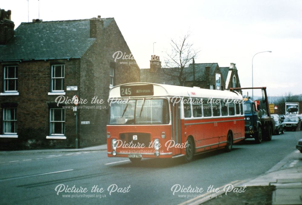 Trent Bus, Markham Road, Chesterfield, c 1970