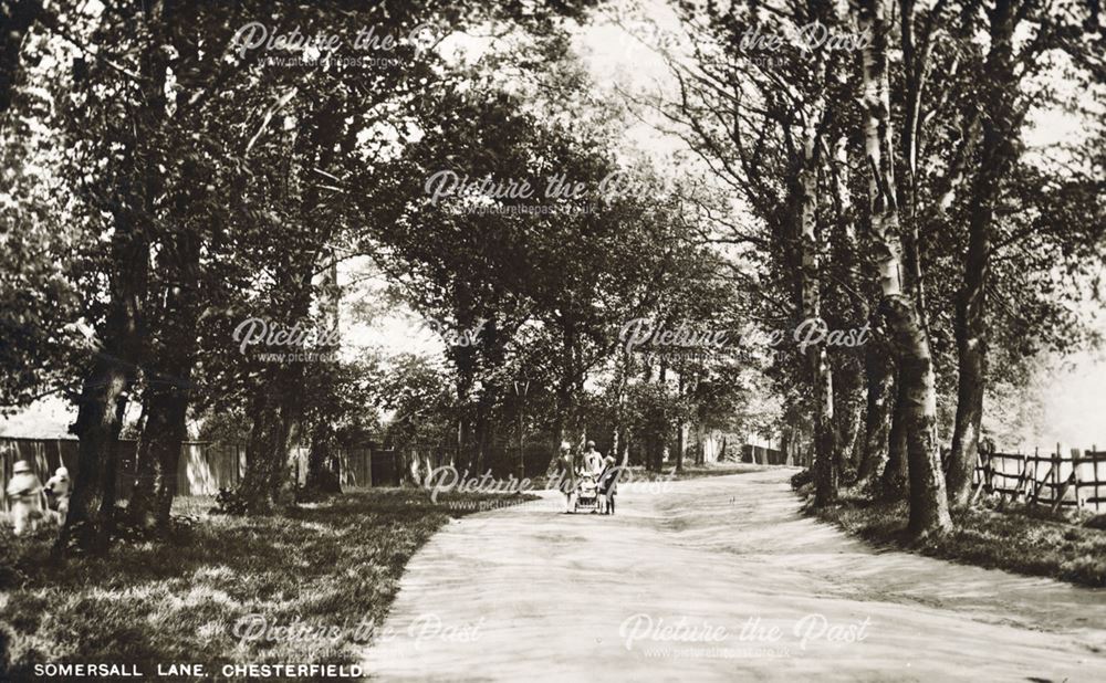 Somersall Lane, Somersall, Chesterfield, c 1920