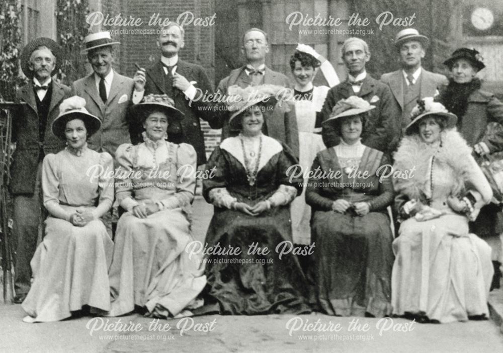 The cast of 'When We Are Married', Brampton, Chesterfield, 1942