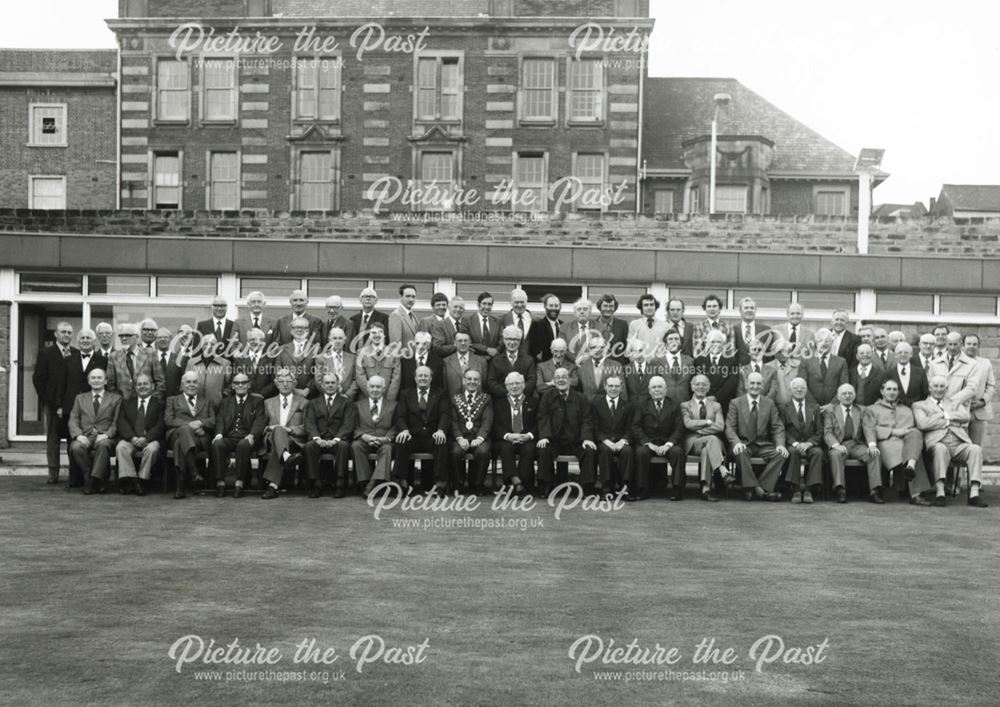 Chesterfield Bowling Club members, Chesterfield, c 1980