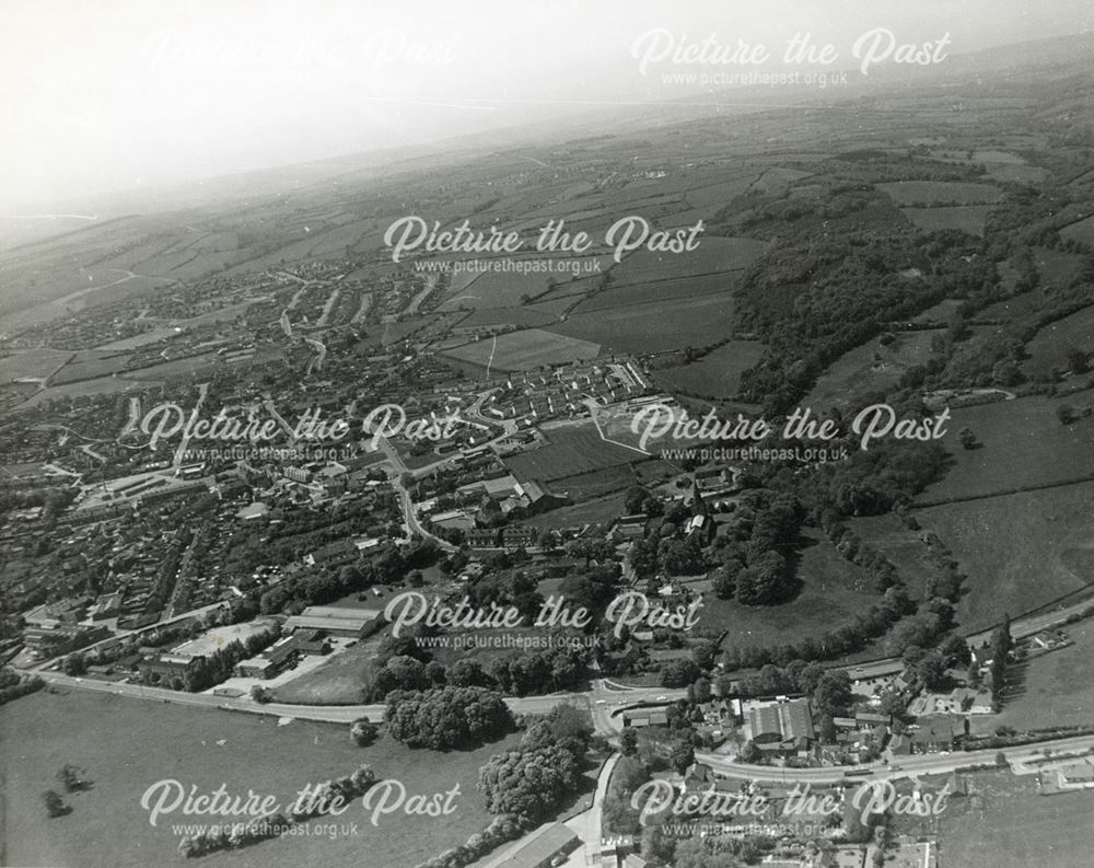 Aerial View of Eckington, c 1970