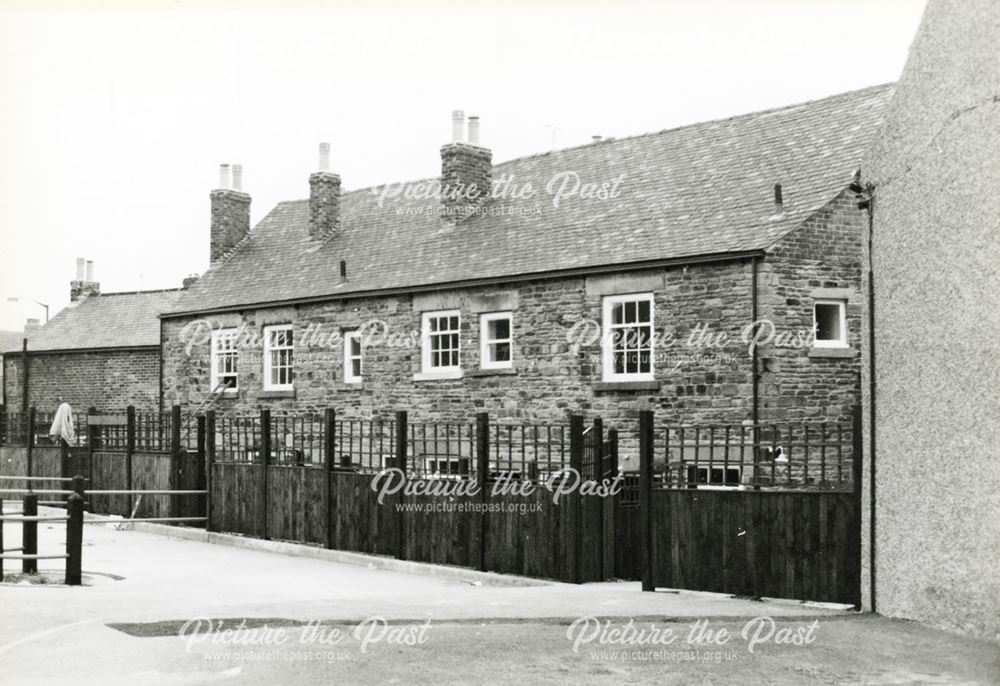 Renovated Rear Views of Market Street, Eckington, c 1980 ?